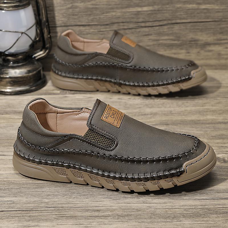 Plus Size Mens Handmade Leather Loafers Shoes Light Driving Shoes Walking Casual Shoe Original Men Sneakers Tenis Luxury Shoes