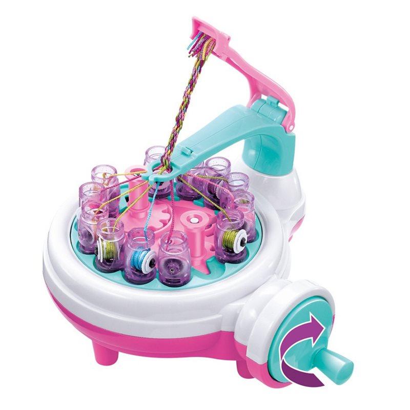 HHO-Bracelet Knitting Machine Beaded Hand-Crank Knitting Machine DIY Playhouse Knitting