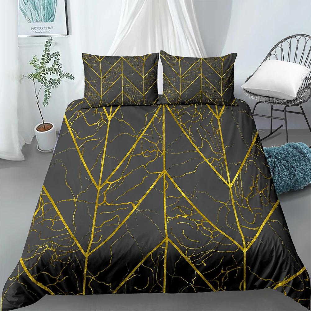 Grey And Yellow Duvet Cover Set Geometric Vintage 60S Home Pattern Inspired Herringbone Zig Zag Lines Decorative 3 Piece Adults