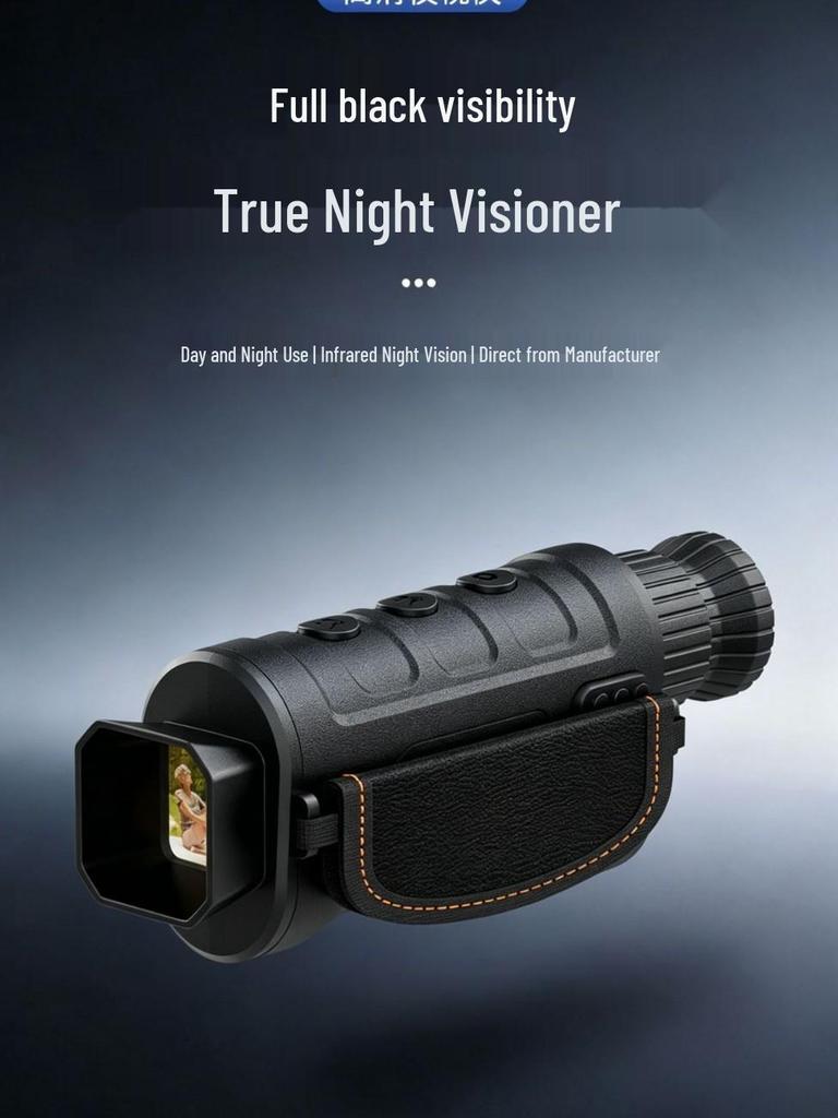 Portable HD Night Vision Monocular with Infrared Sensing & Video Recording