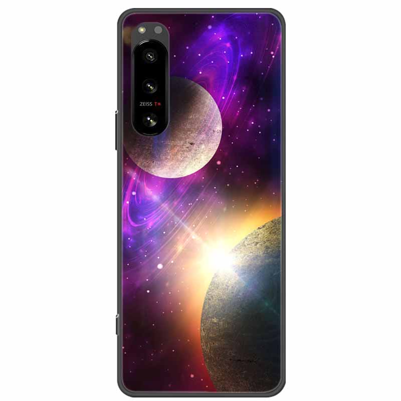 Pro Sony Xperia 5 / 5 II / 5 III Pouzdro TPU Měkký Silikon Nárazuvzdorná Pouzdra pro Sony Xperia 5 III Kryt Telefonu 5II 5III Vlk Lvi