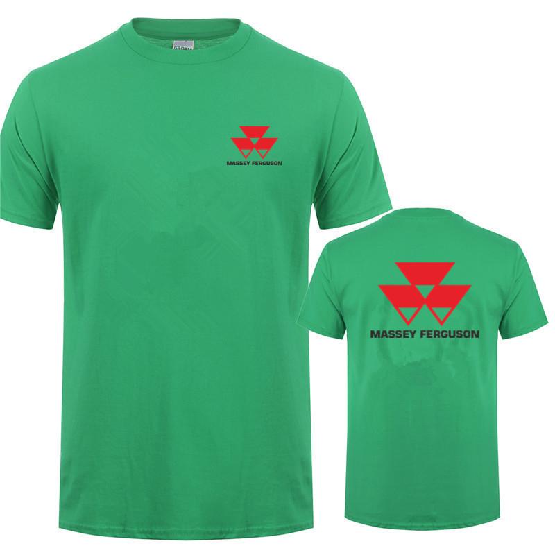 Massey Ferguson T Shirt Tops New Fashion Short Sleeve Massey Ferguson Tractor Agriculture Logo Tshirts Tees Tshirts Lh074