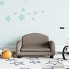 Kids Sofa Taupe 50 x 40 x 30 cm Fabric