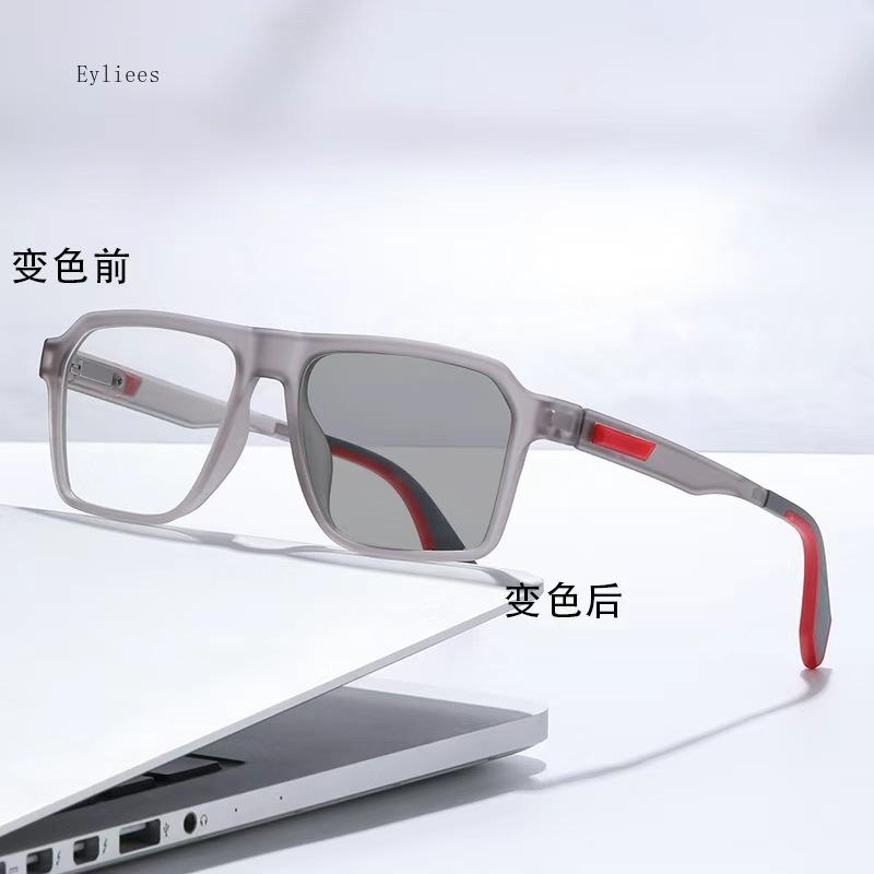 

Anti Blue Light Glasses Men Photochromic Myopia Prescription Glasses Women Big Frame Eyewear De Grau Masculino -4.0
