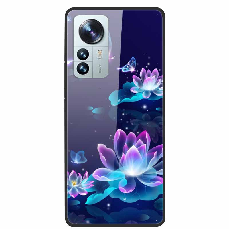 For Redmi Note 12S Case Tempered Glass Hard Back Cover for Xiaomi Redmi Note 12 Note12 Pro 4G 5G Phone Cases Note12S 12 S 12Pro