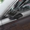 For MG3 Hybrid 2024 2025  ABS carbonfiber black Car Rearview Door Side Mirror Trim Rearview Mirror Rain Shield Cover Accessories