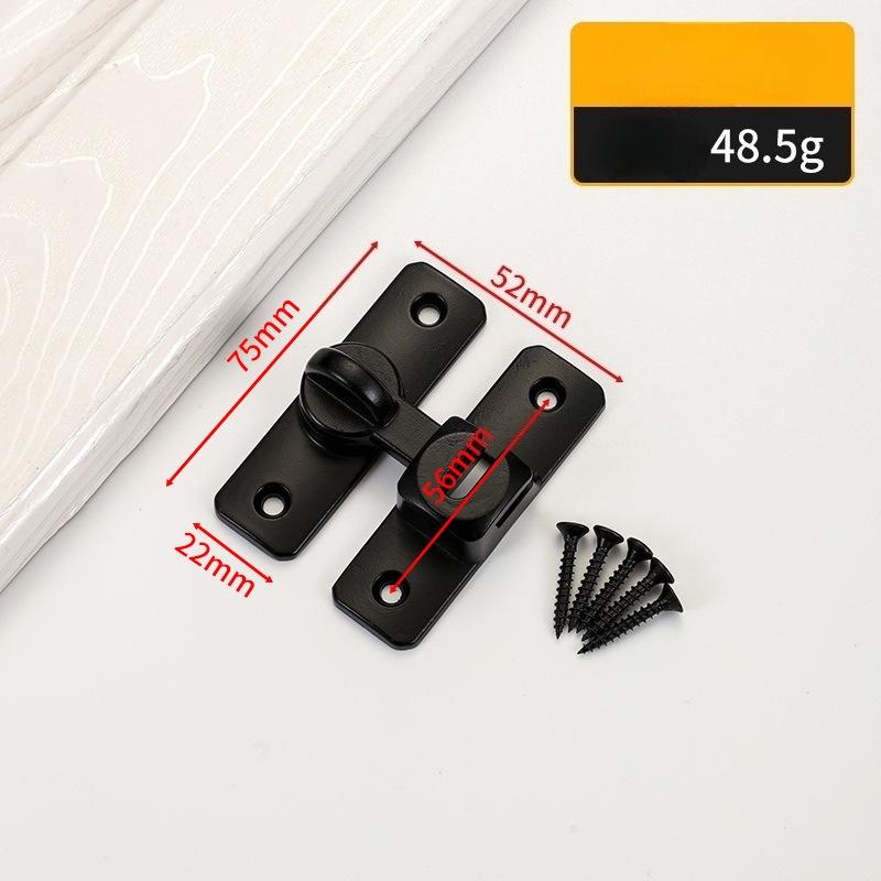 Sliding Door Lock Buckle Pin Door Bolt Aluminum Alloy Material Household Simple Sliding Door Buckle