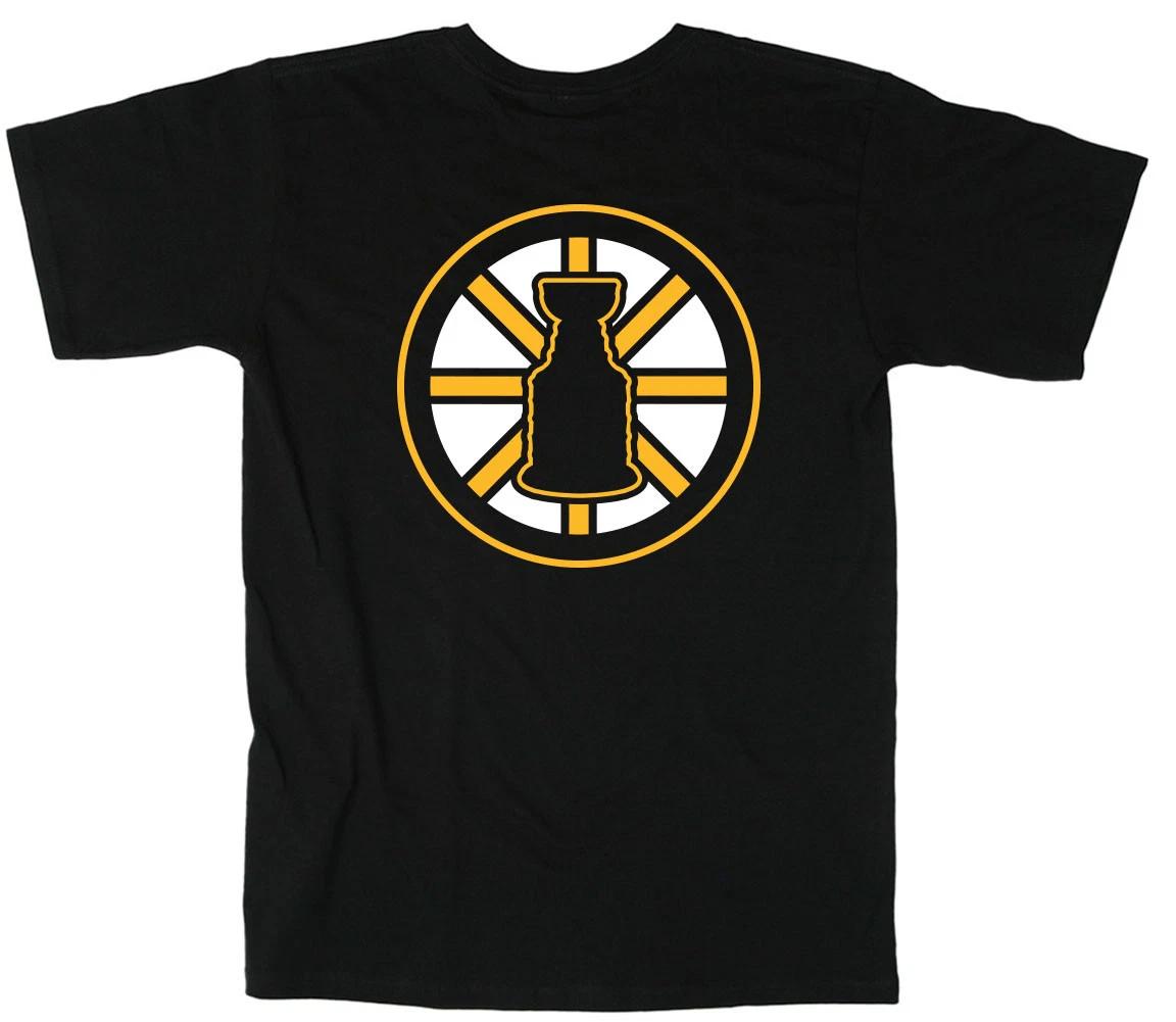 Boston Bruins Stanley Cup David Pastrnak Patrice Bergeron LOGO T-Shirt L