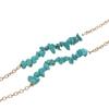 Fashion Turquoise Chain Gold Neck Wear Anti-loss Cord Holder Sunglasses Accessories