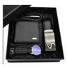 Men's Quartz Watch Set: Fashion Casual Watch, Leather Belt, Wallet, Pen & Tie (4-Piece Set)