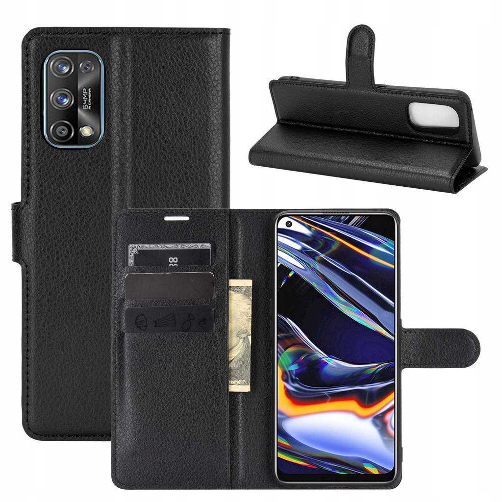 Litchi Realme 7 Pro Czarny