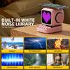 Wireless Charger Stand Retro Pixel Art Bluetooth Portable Speaker Alarm Clock LED Display Board Cute Gift Home Light Decoration