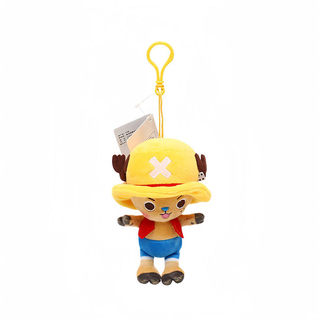 14-30Cm5.5-11.8In Genuine One Piece Stuffed Plush Toy Kawaii Plush Keychain Toy Tony Chopper Soft Stuffed Plush Doll Keychain