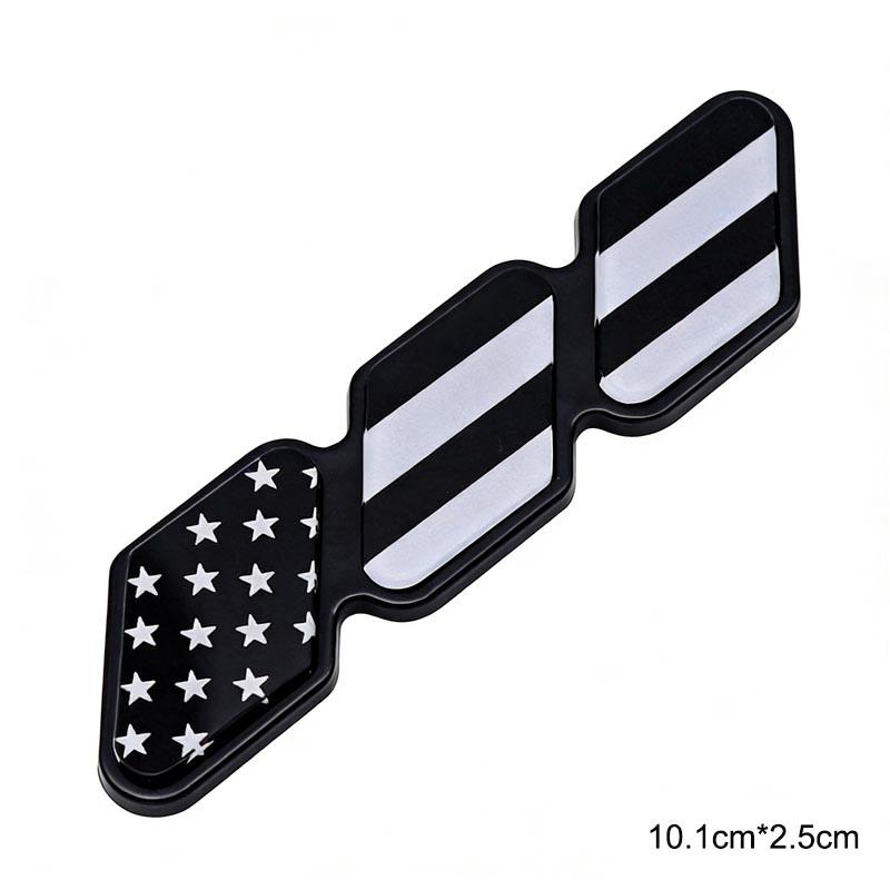 3D ABS Tri Color Decorative Sticker For Toyota Tundra Superb, Volkswagen Fiat Peugeot Grille Modification Accessories