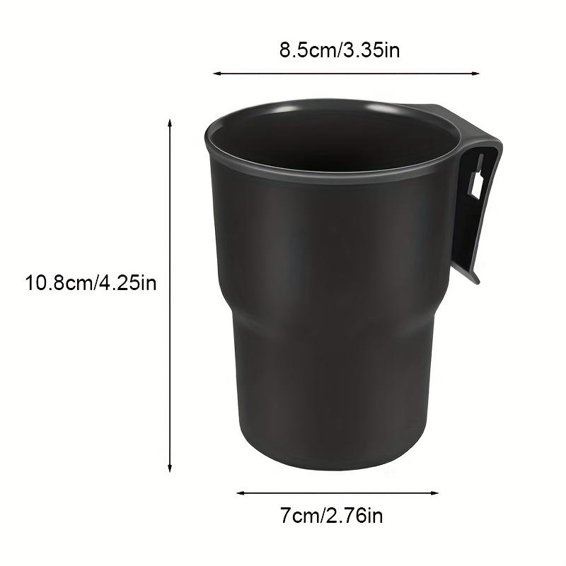 

Two Adjustable Air Vent Clip-On Car Cup Holders Double Layer Non-Slip Beverage Rack Durable for Air Vent Or Dashboard Installation
