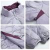 90 White Duck Down Waterproof Color Block Stand Collar Puffer Jacket Men Women Daily Sports Casual