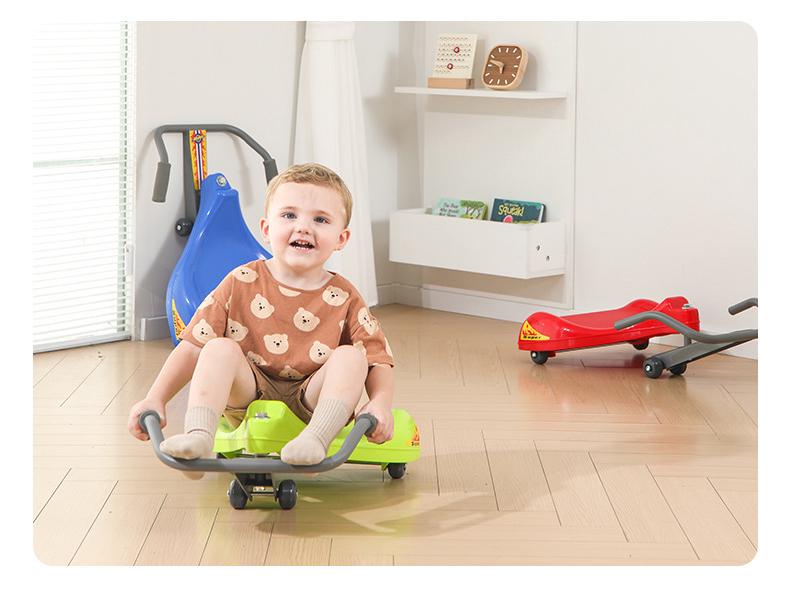 Ny Handdriven Trehjuling för Barn: Anti-tipp, Sensorisk träning