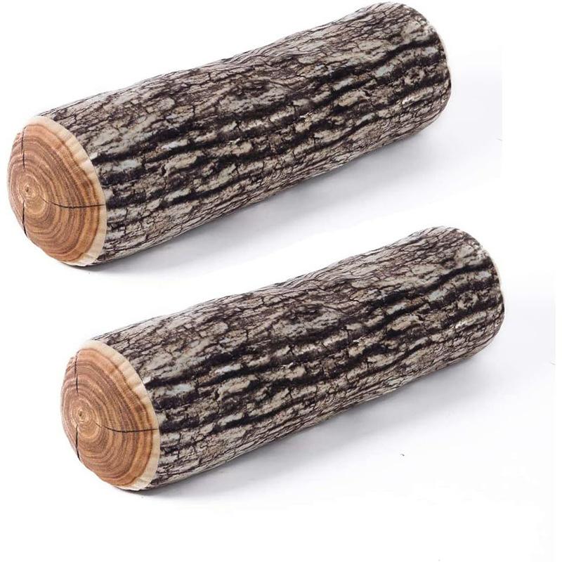 

2PS Декоративная круглая подушка, 3D цифровая печать Удобная детская забавная подушка-бревно Цилиндрическая напольная подушка для дома 2pack