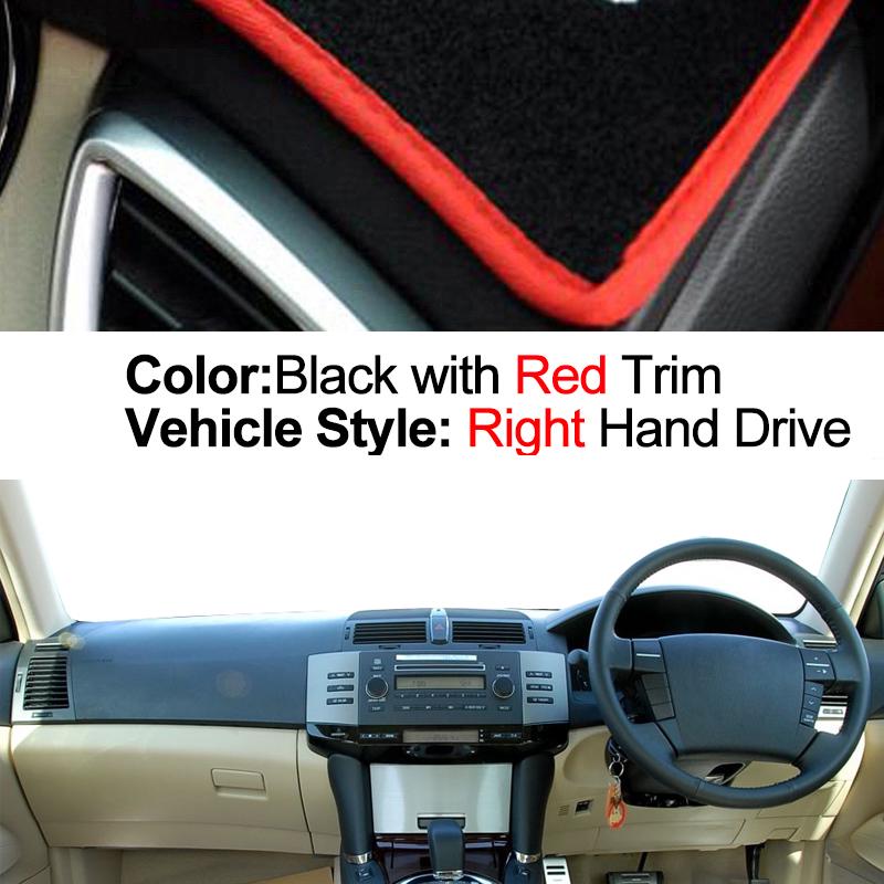 Car Dashboard Cover Dash Mat Carpet Cape For Toyota MARK X 2004 - 2009 Reiz 2005 - 2009 Auto Sun Shade Anti-Sun UV Anti-dirty