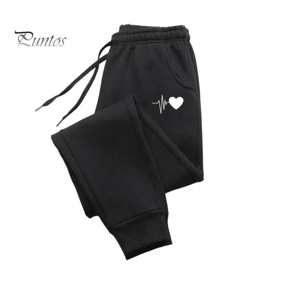 Everyday Wear Joggers Women Jogging Pants Elastic Drawstring Waist Solid Color Sporty Casual Sport Trousers with Pockets Exercise Gym Streetwear