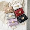 Embroidered Chain Bag Women's 2021 Trendy Small Square Bag Clear And Sweet Style
