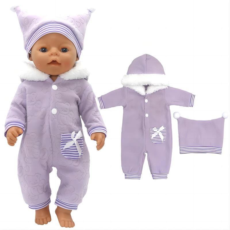 Baby-Puppe Kleidung Strampler für 40cm 38cm Baby-Puppe Mantel Winterkleidung Dropshipping
