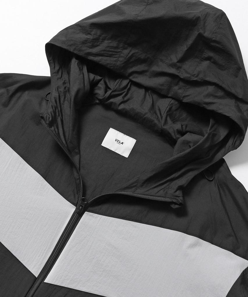 Ucla Unisex Lightweight Color Block Windbreaker Jacket [Black] (Uc4Uj21)