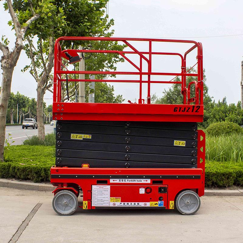Electric Self-Propelled Scissor Lift Platform for High-Altitude Maintenance