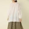 Mori Girl Cotton Lace Embroidery Top - Long Sleeve Babydoll Undershirt