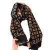 New Autumn and Winter G Letter Mid Length Imitation Cashmere Scarf Korean Style Retro Women's Scarf Thickened Warm Women's Shawl