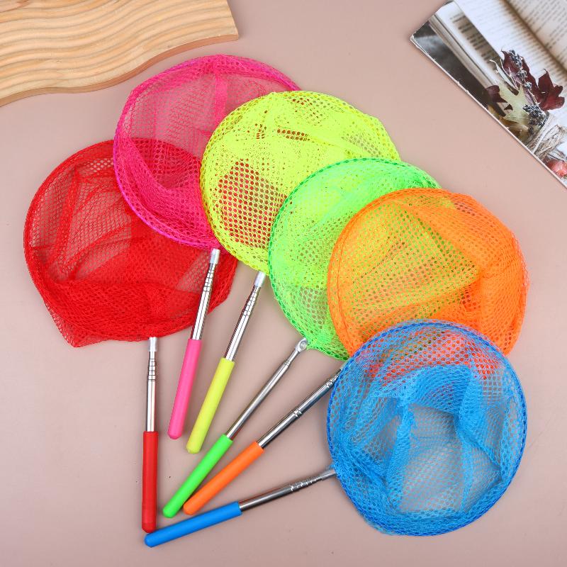 1/2/5Pcs Retractable Fishing Net Insect Butterfly Dragonfly Net Outdoor Portable Fishing Net Children Fun Game Fishing Toys