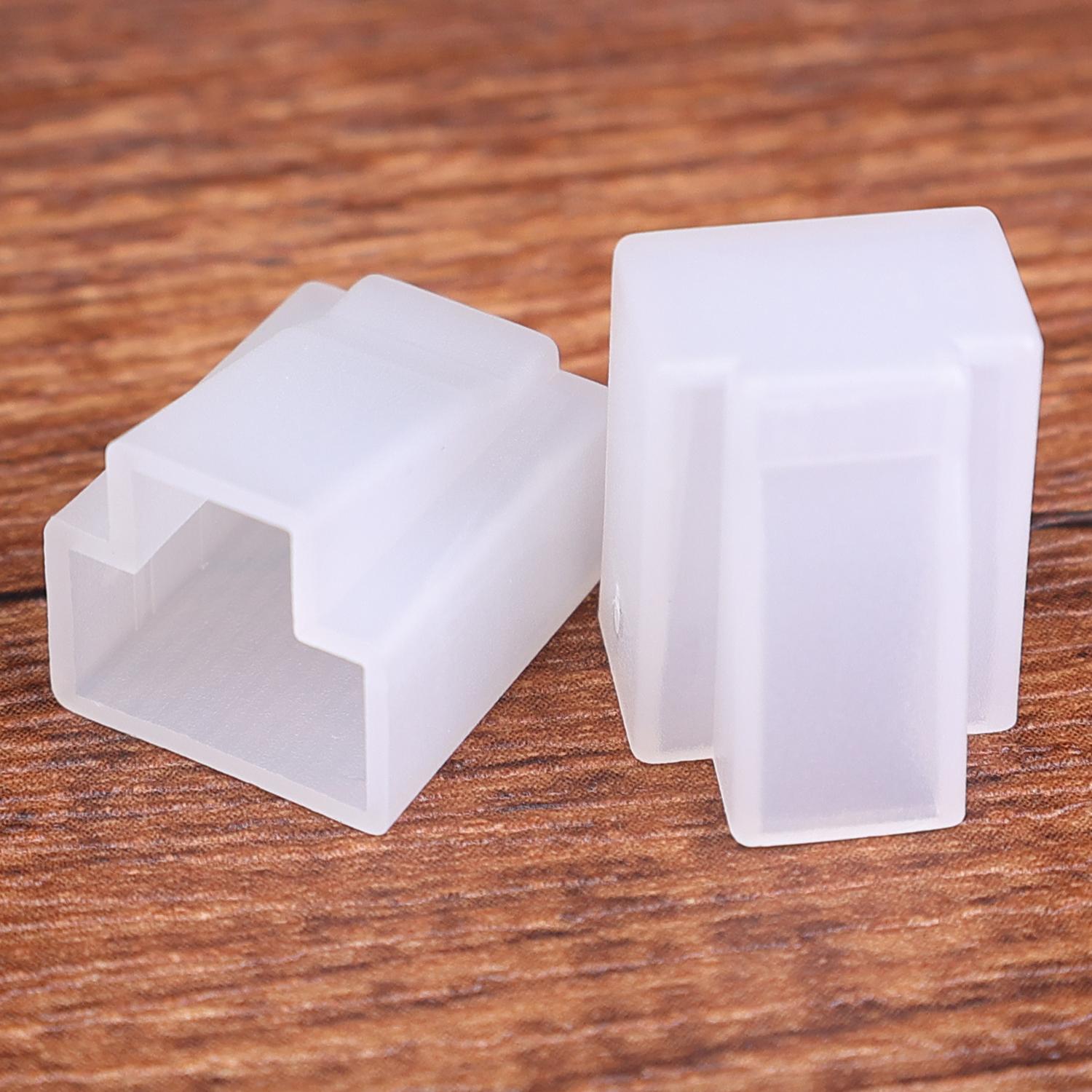

10-100 шт. Захисна кришка-ковпачок для роз єму Ethernet RJ45, пилозахисні ковпачки для мережевого штекера Cat6 CAT7 CAT8, захисний кейс для кабелю RJ45 Lan 10Pcs