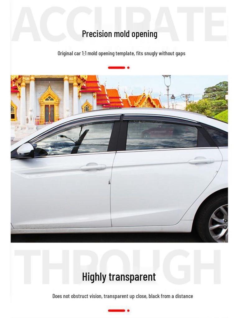 Volkswagen Sagitar Window Rain and Sun Visor Deflectors for 25 Models