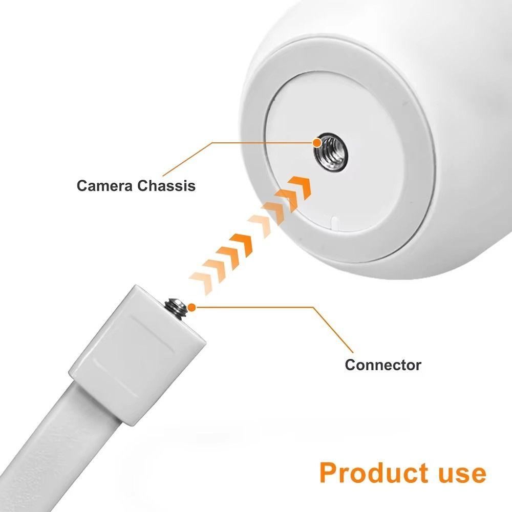 Universal Baby Camera Bracket Silicon Webcam Stand Folding Baby Monitor Holder Crib Cradle Rod