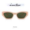 LumiSyne Vintage Cat Eye Sunglasses for Women and UV400 Personalized Small Frame Stereo Cat Eye Frame Eyewear for Travel and Driving Men, Protection,