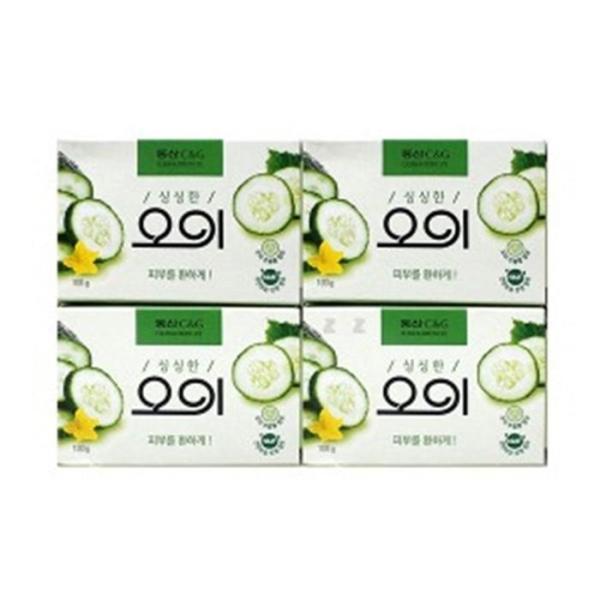 [OFJ2N137] Cucumber Soap 4-Pack Face Wash Gift (12115409)