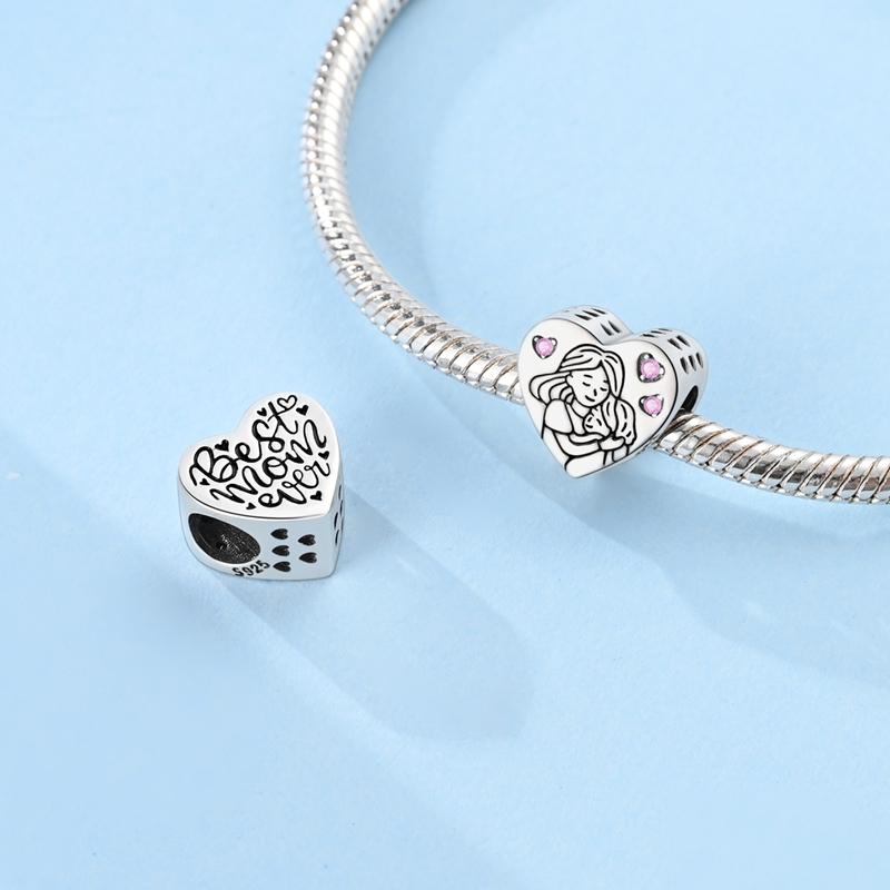 Pendants Charms Beads Copper Red Ladybird Seven Stars Bead Genuine Bracelets For Jewellery Crafting ValentineS Day Gifts