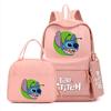 Peripheral Printed Anime Backpack Set, Personalized Trendy Backpack Set For Elementary And Middle School Students