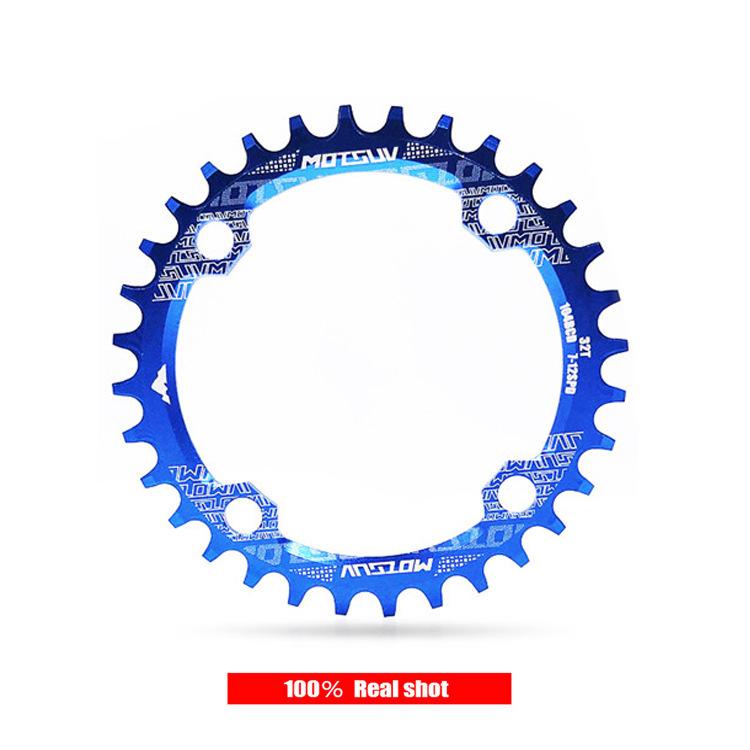 Mountain Bike 104BCD Positive and Negative Tooth Plate Plate Tooth Plate 32T 34T 36T 38T Elliptical Single Speed Sprocket Plate