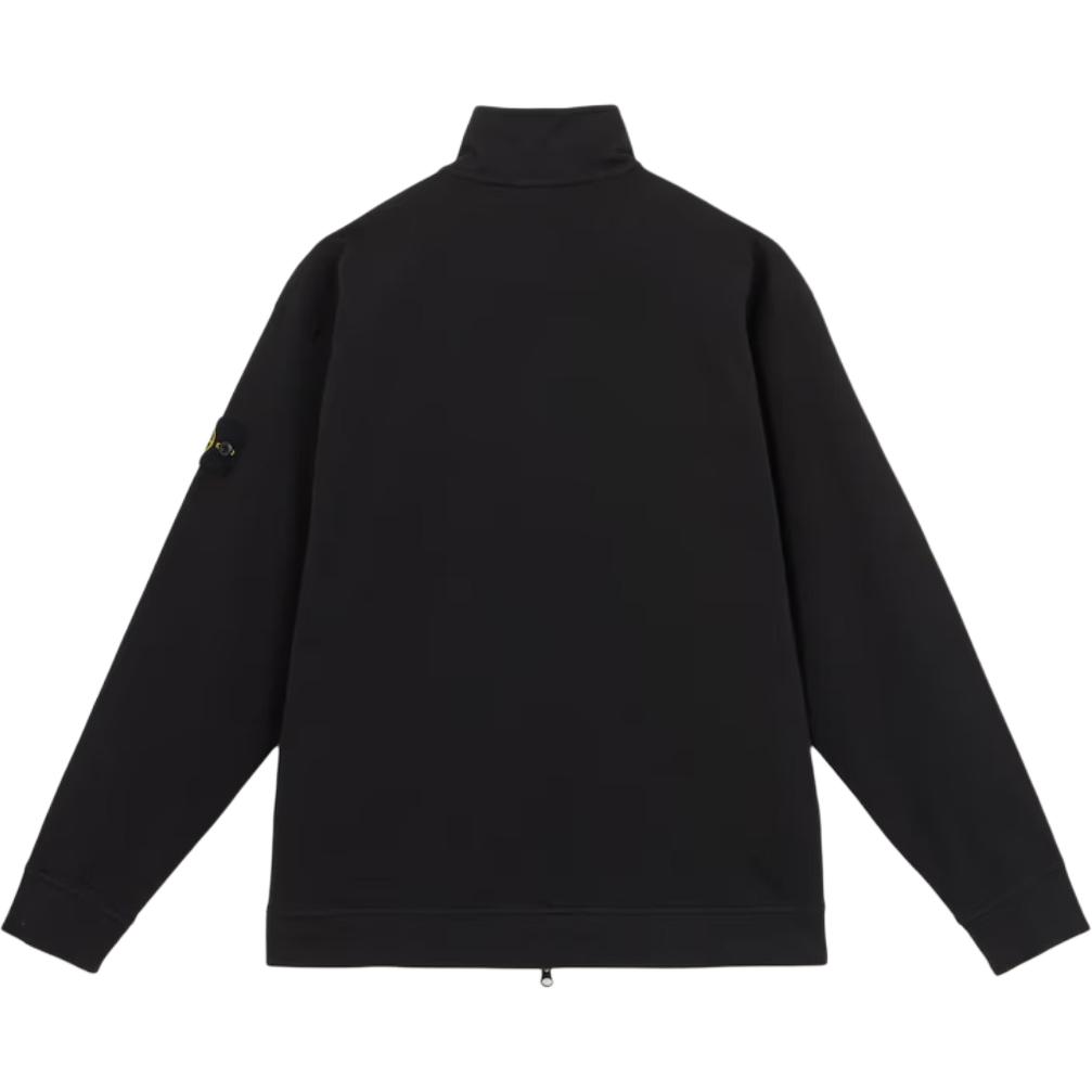 STONE ISLAND Zip Collar Comfortable Long Sleeve Jacket Men Jackets Black 811562050-V0029