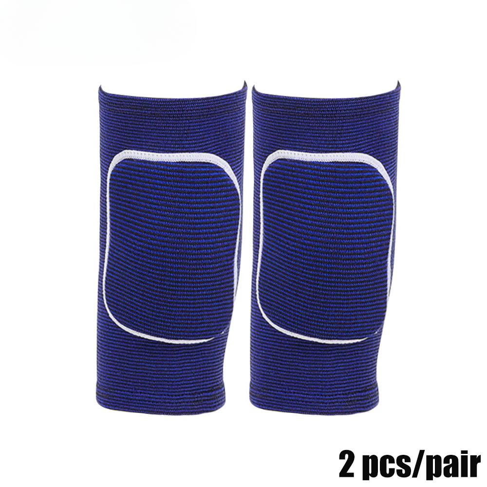 1 Pair Sports Knee Pads Adults Kid Dance Knee Protector Elastic Thicken Sponge Knees Brace Support for Gym Yoga Workout Training