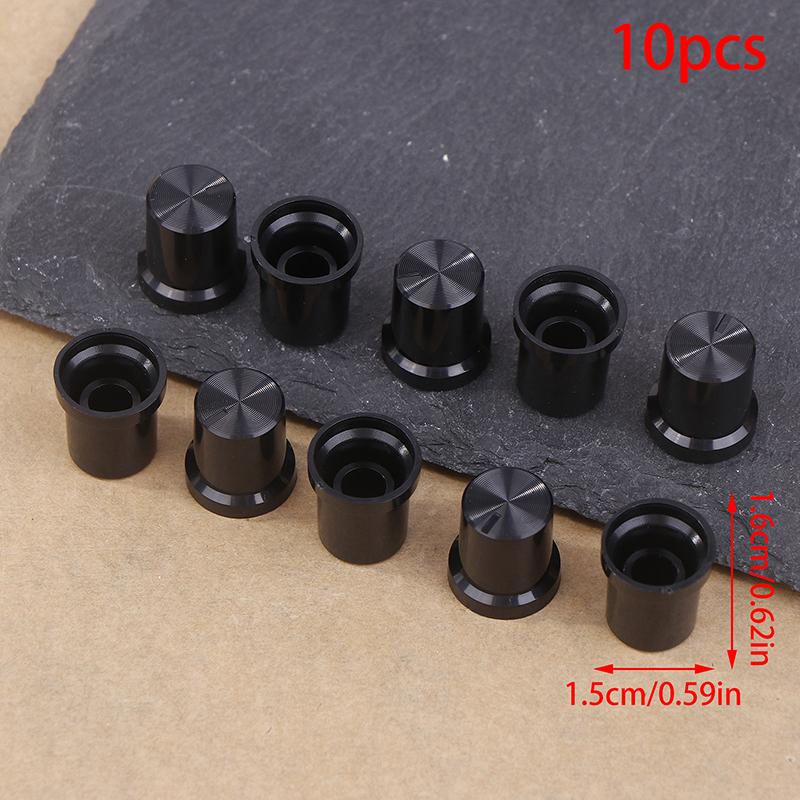 Innerloch 6mm Knopfabdeckung Galvanisierter Knopf Sonnenmuster Verstärkerknopf 15x16 Potentiometerkappe Lautsprecher-Einstellknopf