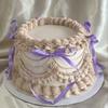 Lila Schleife Kuchenband Happy Birthday Party Dekorationen Kinder Mitgebsel Haarband Desserts Kuchen Deko Hochzeit Babyparty Zubehör