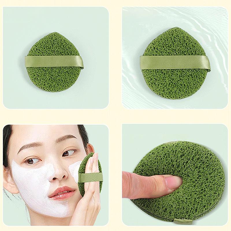 3Pcs Cleansing Face Puff Soft Skin-Friendly Fast Foaming Deep Clean Hygienic Facial Face Washing Sponges Facial Skin Care Tool3P