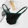 Men Spring and Summer Sexy Sexy Ice Silk Ultra-thin Buttock Thong Underwear