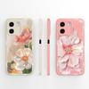 Cases For Oppo A6 A6x A6s 4G 5G Oil Painting Floral Liquid Silicone Shockproof Back Cover For OppoA6 A6x A6s Anti Scratch Fundas