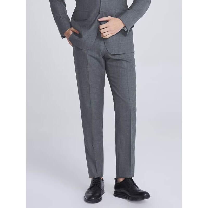 Yagaoer Men s Slim Fit Business Suit Trousers 175/82A