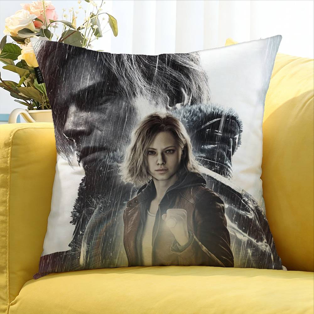 Game R-Resident E-Evil Requiem Leon Various Sizes Square Pillow Case For Car Home Bedchamber Decor
