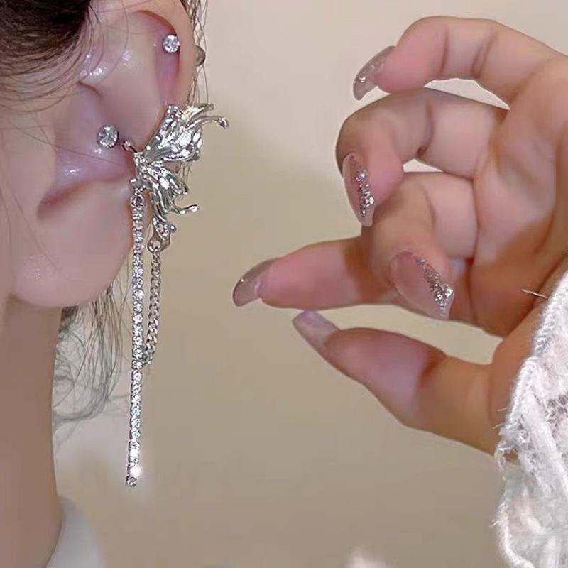 Elegant Tassel Ear Cuff: No-Piercing Fairy Elf Style Earrings for Women