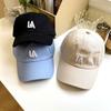 Spring and Autumn Peaked Cap Female Soft Top Versatile Face Small Letter Baseball Cap Male Adjustable Student Sun Hat Summer